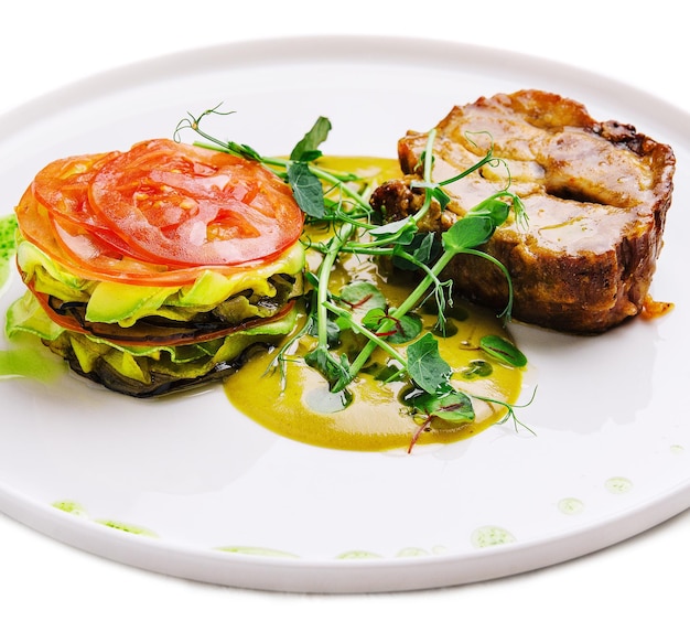 Hotové jedlo na tanieri